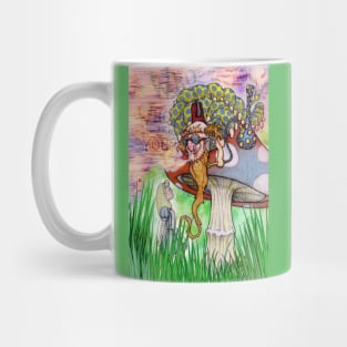 Alice and the Caterpillar Mug